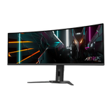 Gigabyte Aorus Co49Dq 49 Inch 144Hz Qd-Oled Dual Qhd Hdmi 2.1 0.03Ms Edge Gaming Monitor Black