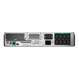 Apc Smart-Ups, Line Interactive, 3Kva, Rackmount 2U, 230V, 8X Iec C13+1X Iec C19 Outlets, Smartslot, Avr, Lcd