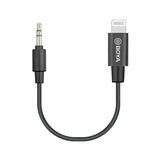 Boya 3.5Mm Male Trs To Male Lightning Adapter Cable