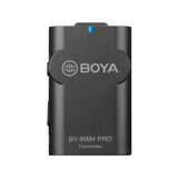 نظام ميكروفون لاسلكي Boya BY-WM4 PRO-K4 بتردد 2.4 جيجاهرتز لأجهزة iOS (جهاز استقبال وجهازَي إرسال)