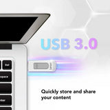 محرك أقراص فلاش ليكسار جامب درايف V100 USB 3.0 - سعة 64 جيجابايت