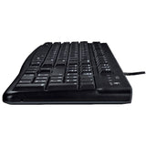 لوحة مفاتيح لوجيتك K120 - سلكية / USB 2.0 / أردواز/إنجليزية / أسود