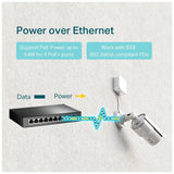 مفتاح سطح المكتب TP-Link TL-SG1008P ذو 8 منافذ جيجابت مع 4 منافذ PoE+