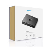 Jasoz T-G147 2-Way HDMI Splitter - 4K@60Hz / Black