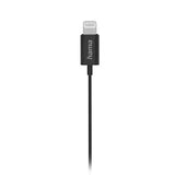 Hama Glow Earphones with Lightning Cable, Microphone - Black