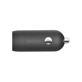 Belkin Boost Charge USB-C Car Charger With PPS 30W + USB-C to USB-C Cable - Black