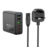 Hoco Charging station C133B Earl 75W PD45W + QC3.0 UK