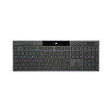 لوحة مفاتيح الألعاب الميكانيكية اللاسلكية فائقة النحافة Corsair K100 Air RGB - أسود