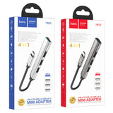 محول Hoco HB26 4 في 1 (USB إلى USB3.0 + USB2.0*3)
