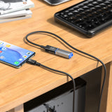 كابل تمديد Hoco U107 USB ذكر إلى USB أنثى USB3.0 للشحن ونقل البيانات، بطول 1.2 متر
