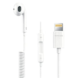 iENGAGE Coiled Wired Mono Headset with Lightning Connector