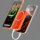 iEngage 10000mAh Semi-Solid Battery Wireless Charging Power Bank (Orange)