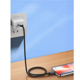 iEngage Braided USB -A To USB -C Cable( USB 3.2) (3M) (Black)