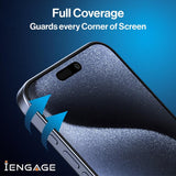 iEngage iPhone 17 Pro Max Tempered Glass Screen Protector with Applicator