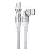 iENGAGE 240W Rotating Head USB-C Cable 48V 5A - White