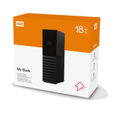 قرص صلب مكتبي WD My Book بسعة 18 تيرابايت ومنفذ USB 3.0، طراز WDBBGB0180HBK-EESN