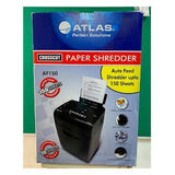 Atlas Shredder Crosscut Paper Af150