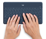 Logitech Keys-To-Go Bluetooth Ultra Slim Keyboard For Apple iPhone /iPad/TV - Blue
