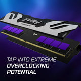 Kingston FURY Renegade 32GB (2x16GB) DDR5 7200MT/s CL38 Memory Kit -Silver/Black