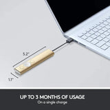 Logitech Spot Light Presentation Remote Wireless/Bluetooth High-Light & Magnify On Screen Cursor Control To Play - Gold