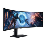 شاشة ألعاب منحنية سامسونج أوديسي G9 G91F مقاس 49 بوصة بدقة DQHD 5120 × 1440 وانحناء 1000R