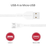 Promate High Strength USB-A to Micro USB Charging Cable