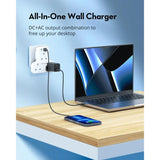 RAVPower Pioneer 20W 3 port charger with 3 AC plug - White