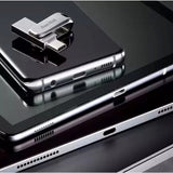 محرك أقراص SanDisk Ultra Dual Drive Luxe - سعة 512 جيجابايت / سرعة تصل إلى 400 ميجابايت/ثانية / منفذ USB 3.2 من الجيل الأول / من النوع C / فضي
