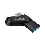 Sandisk Ultra Dual Drive Go Flash Drive – 128Gb/ 400Mb/S/ Usb 3.1 Gen 1/ Usb-C/ Black