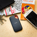 محرك أقراص الحالة الصلبة المحمول SanDisk Extreme - سعة 8 تيرابايت / سرعة تصل إلى 1050 ميجابايت/ثانية / منفذ USB 3.2 من الجيل الثاني من النوع C / أسود / محرك أقراص الحالة الصلبة الخارجي (SSD)