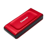 Kingston XS1000R 1TB USB 3.2 Gen 2 Portable Pocket-Sized SSD - Red