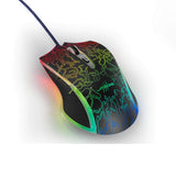uRage Reaper 220 Illuminated Gaming Mouse - Wired / Black