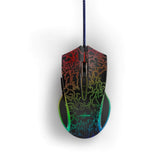uRage Reaper 220 Illuminated Gaming Mouse - Wired / Black