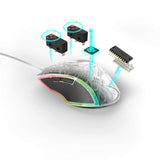 uRage Reaper 220 Illuminated Gaming Mouse - Wired / Black