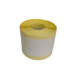 White 75x50mm Paper Plain Packaging Lable, Packaging Type: Roll