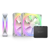 Nzxt F120 Duo 120Mm Dual Rgb Fan Triple Pack - White