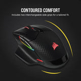 ماوس الألعاب اللاسلكي Corsair ICUe Dark Core Pro RGB باللون الأسود 
