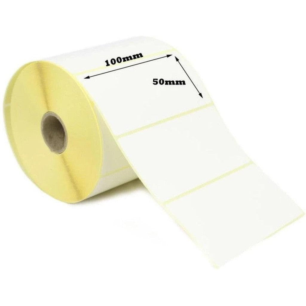 100 Mm × 50 Mm Barcode Label Roll | Star Light Kuwait