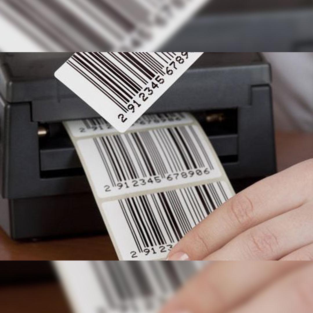 Barcode 100 Mm × 75 Mm Label Roll – Star Light Kuwait