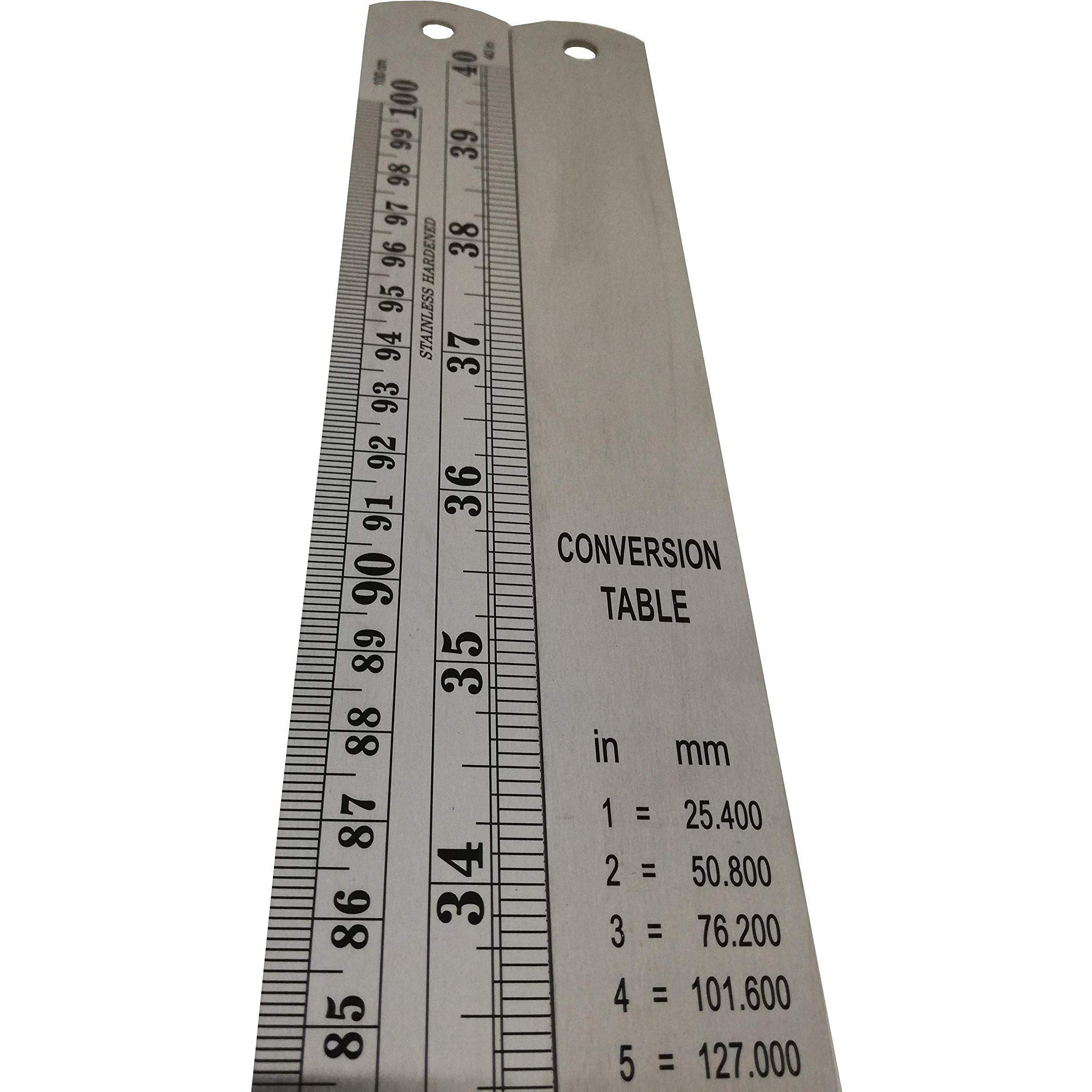 100Cm Ruler Metal Stainless Steel-Art Sets And Material-Other-Star Light Kuwait