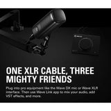 Elgato XLR Microphone Cable, 3m/10 ft length - Black