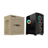 Gigabyte C301G V2 Rgb Tempered Glass E-Atx Mid Tower Case Black