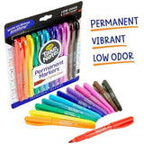 Crayola 12 CT TAKE NOTE PERMANENT MARKERS - WRITE ON ALMOST ANYTHING