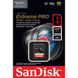 SanDisk Extreme Pro SD Card - 1TB / Up to 200MB/s