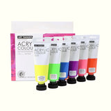 Art Rangers 6X75Ml Acrylic Color Set - Piece Neon Color Set