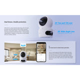 Ezviz by Hikvision | H7C Dual-Lens (2K + 2K) Resolution Pan & Tilt Wi-Fi Camera