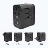 Anker 4-in-1 Nano Travel Adapter - 65W / 2x USB-A / 1x USB-C / Black
