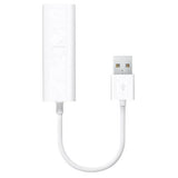Apple USB to Ethernet Adapter - 100 Mbps / RJ-45 / USB 2.0 / White