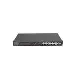 Reyee 16-Port 10/100Mbps Desktop Unmanaged Poe Switch Rg-Es118S-Lp