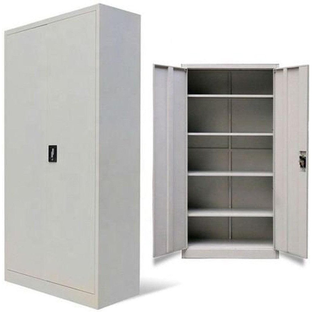 2 Door File Cabinet Gray-Filiing Accessories-Bab Al-Saif Est-Star Light Kuwait
